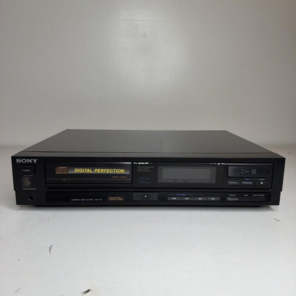 Sony CDP-110 Compact Disc Player Vintage 1987 Rare Made in Japan